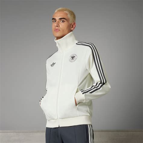 adidas beckenbauer jacke weiss|Adidas Beckenbauer tracksuit.